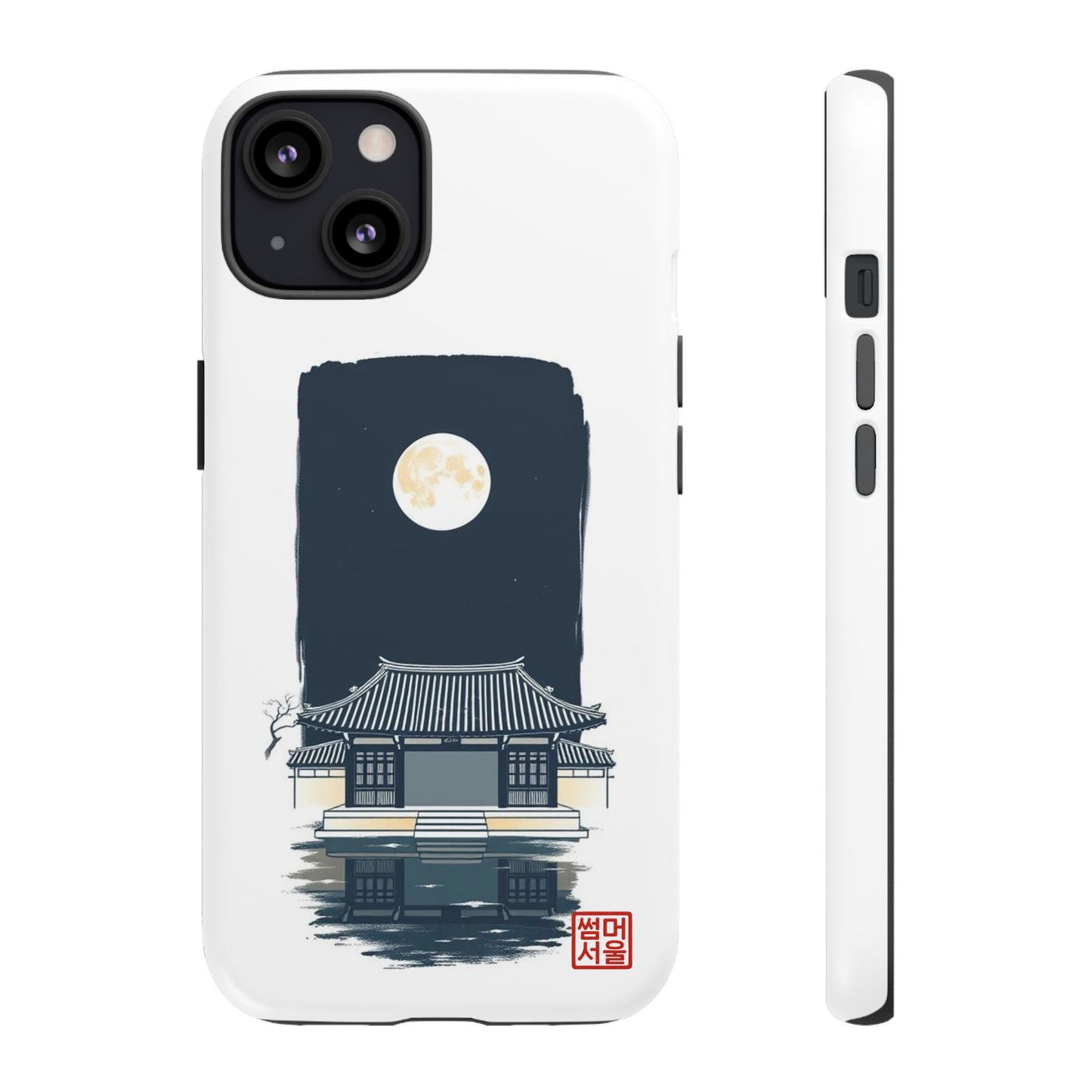 Moon Over Hanok iPhone Case - Tough Case