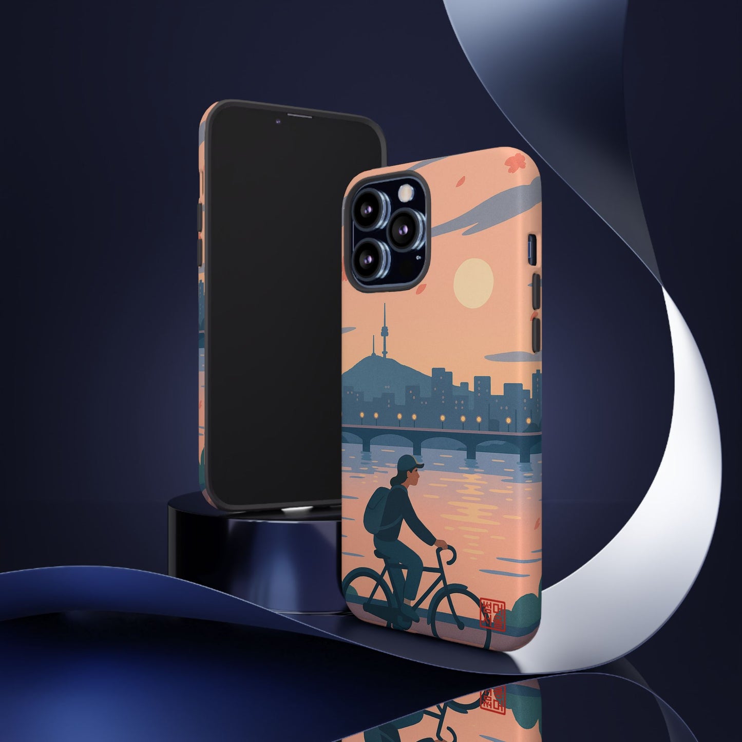 River Glow iPhone Case - Tough Case