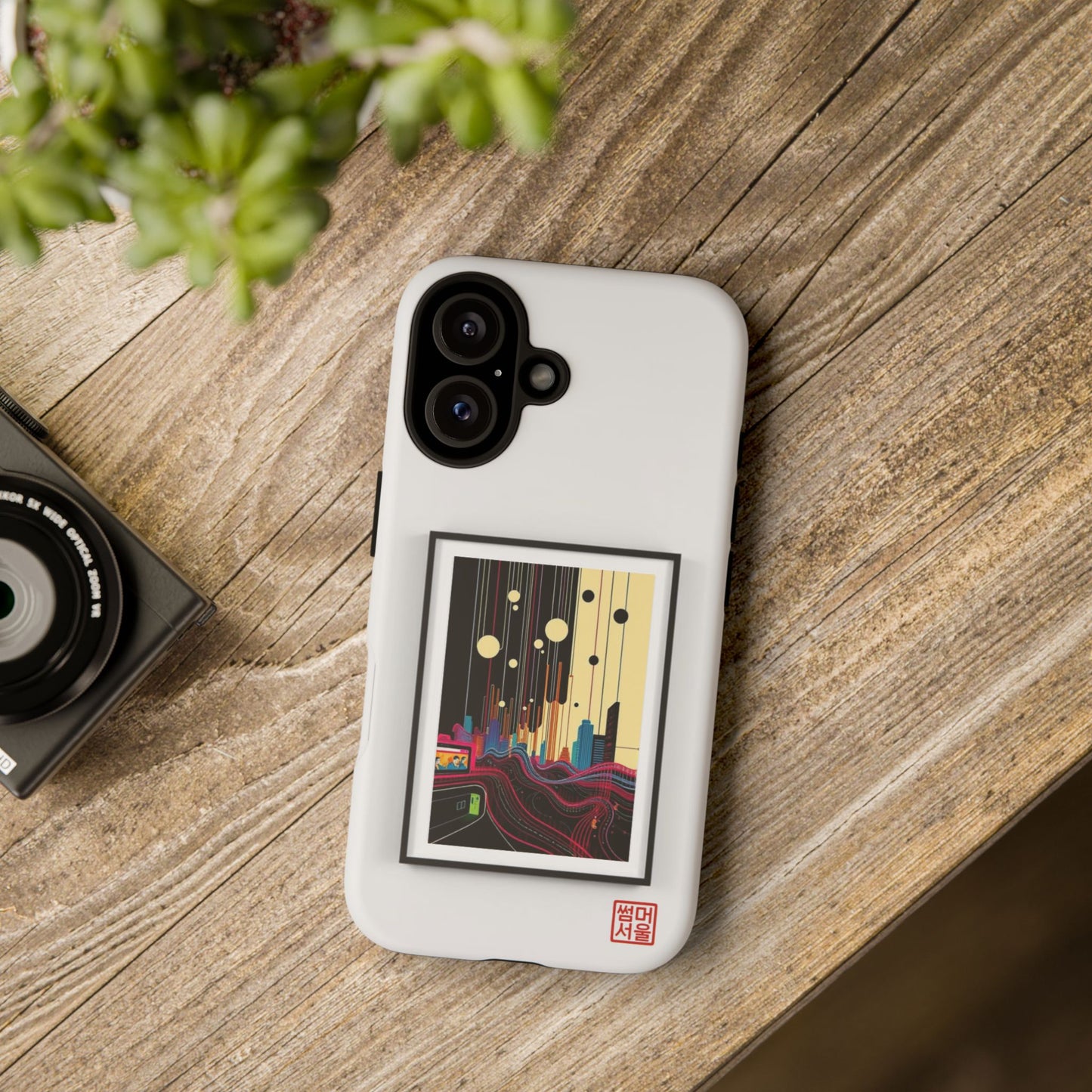 Seoul Canvas iPhone Case - Tough Case