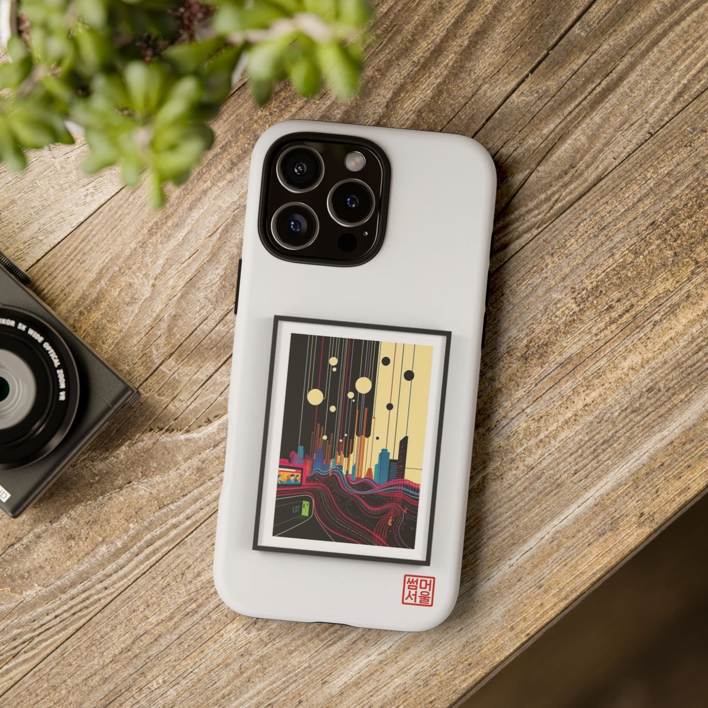 Seoul Canvas iPhone Case - Tough Case