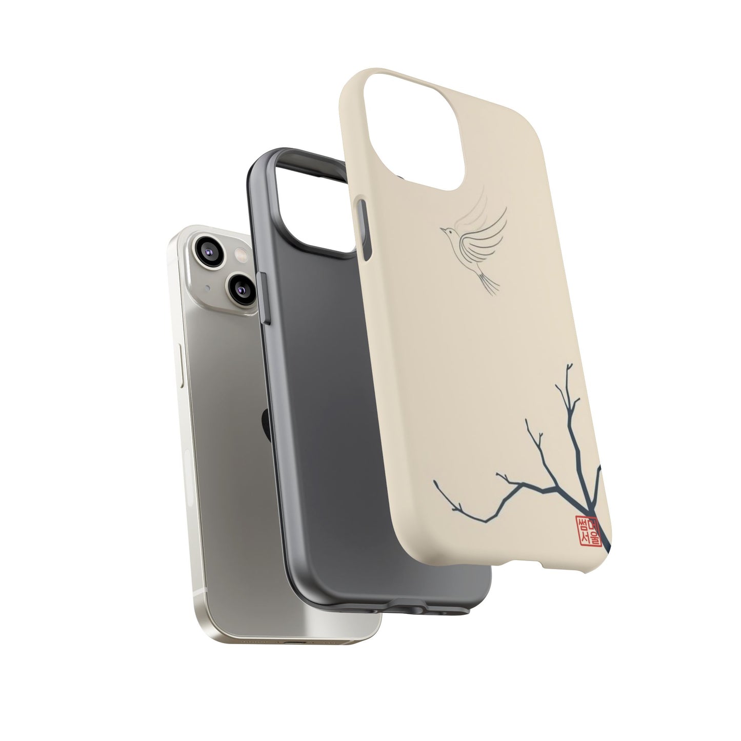 Soaring Magpie iPhone Case - Tough Case
