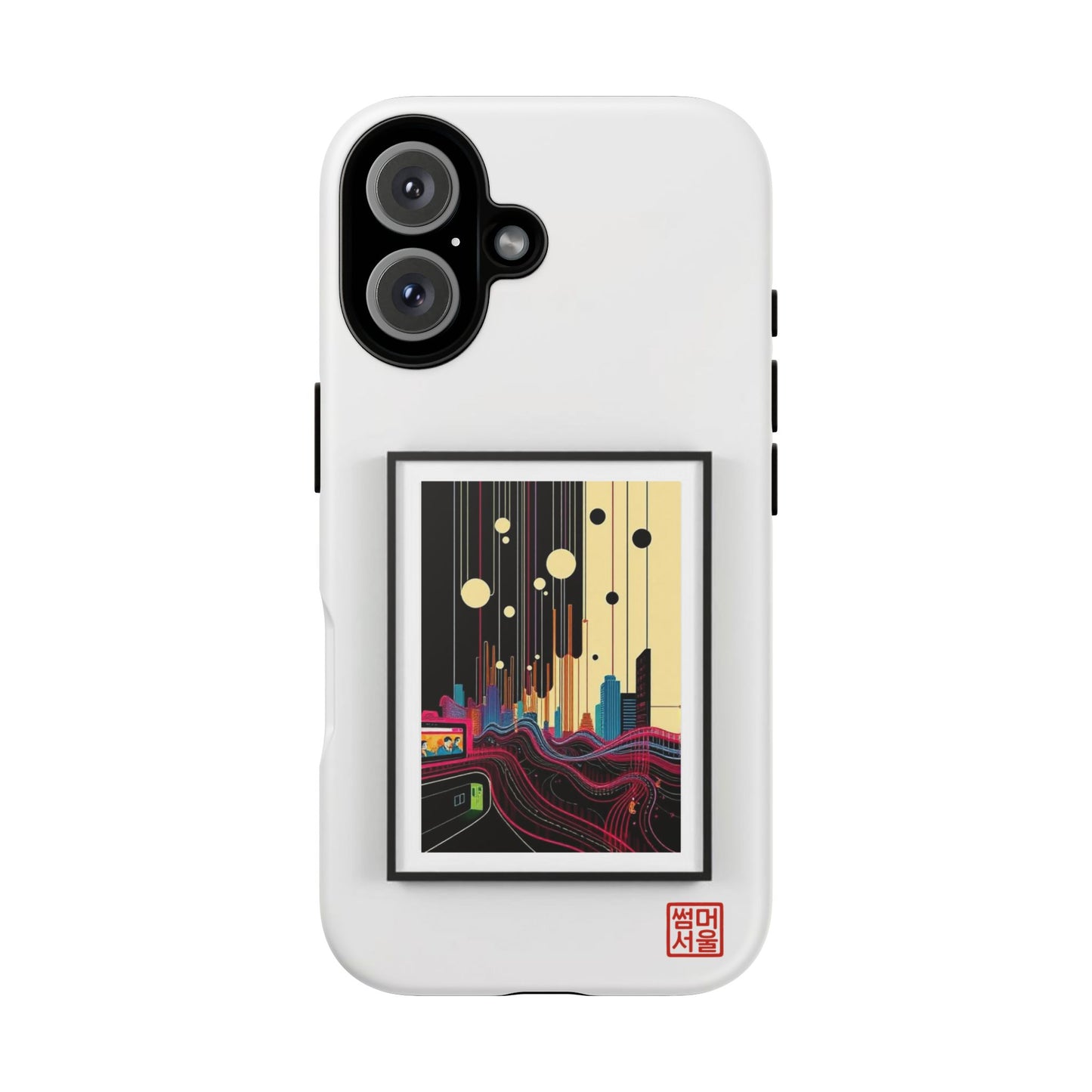 Seoul Canvas iPhone Case - Tough Case