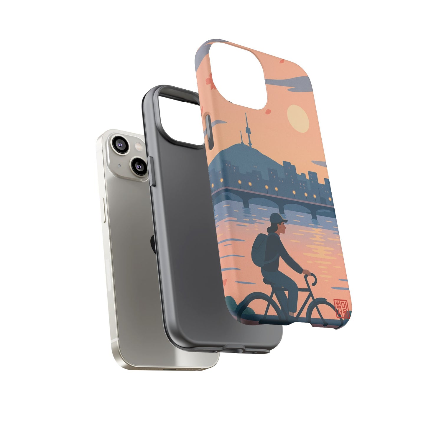 River Glow iPhone Case - Tough Case