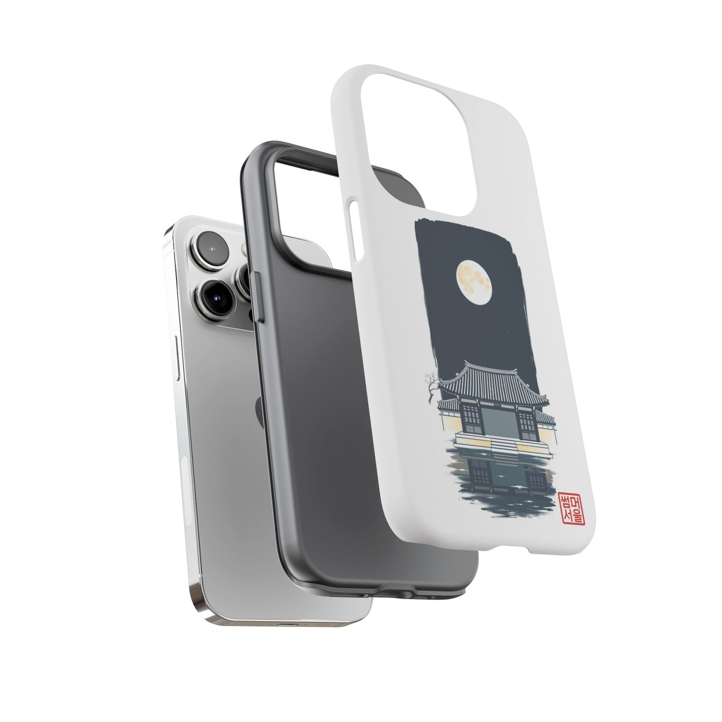 Moon Over Hanok iPhone Case - Tough Case