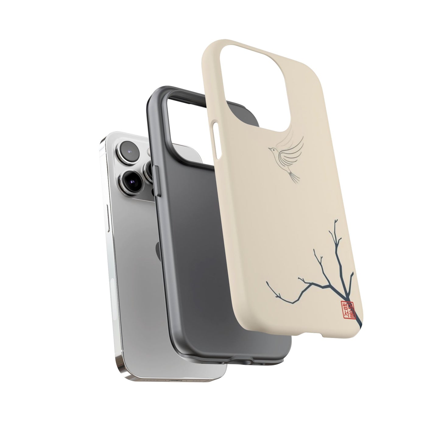 Soaring Magpie iPhone Case - Tough Case