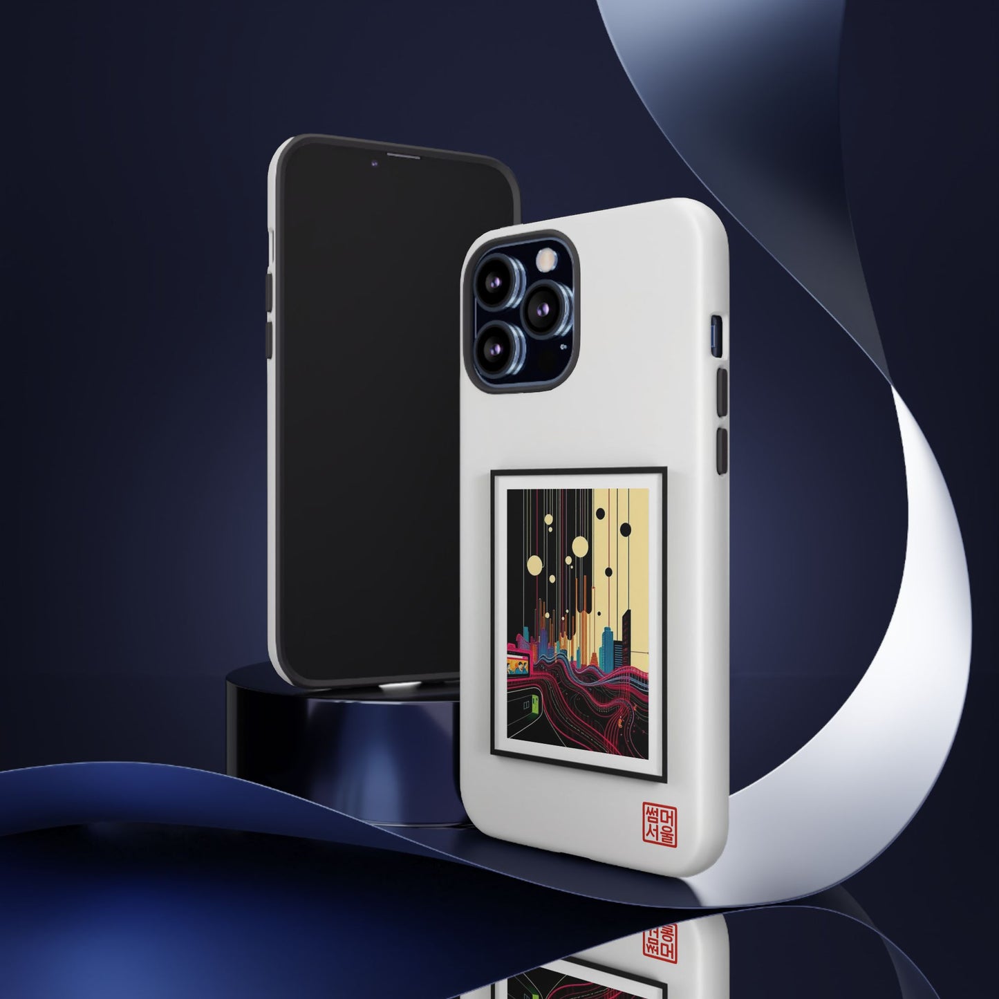 Seoul Canvas iPhone Case - Tough Case