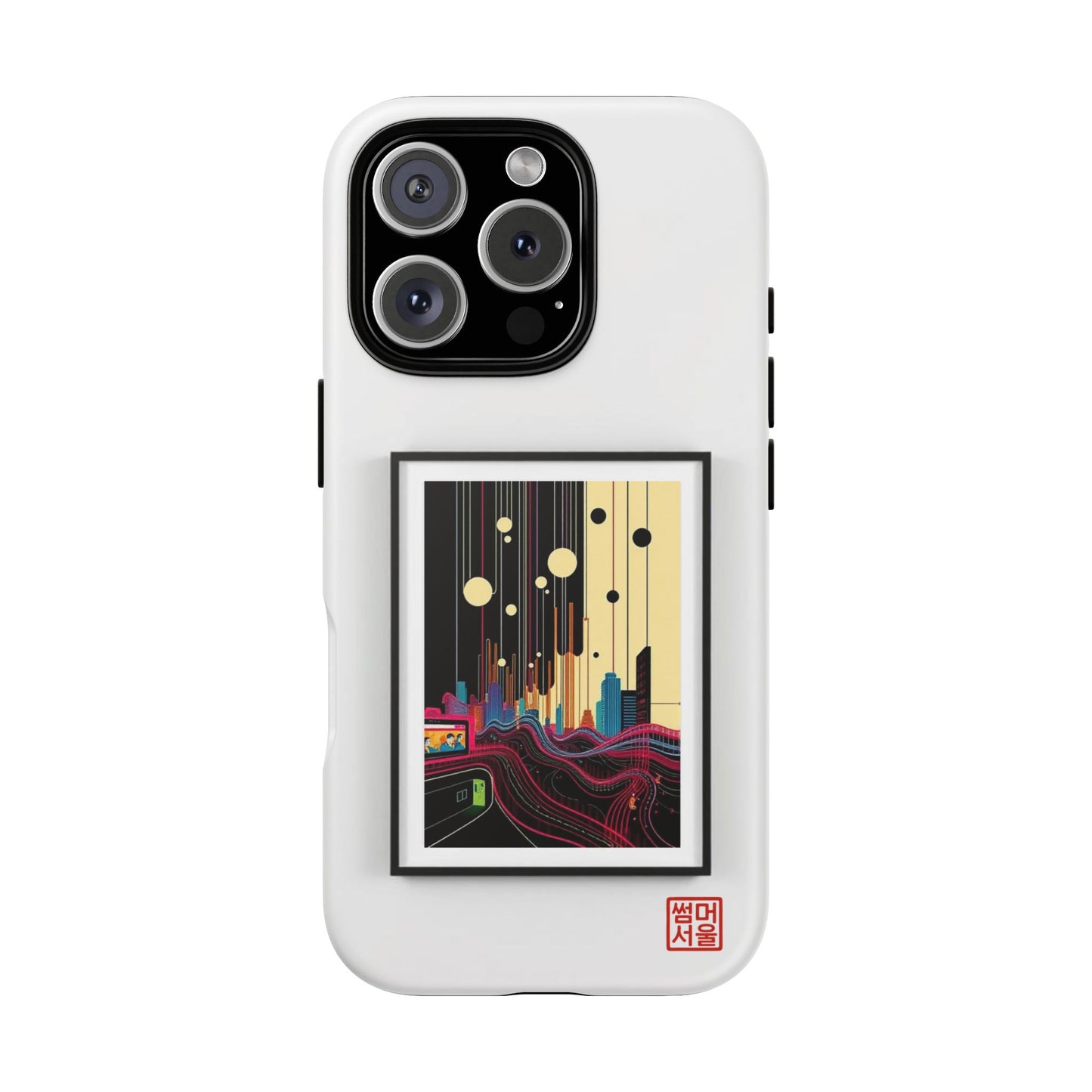 Seoul Canvas iPhone Case - Tough Case