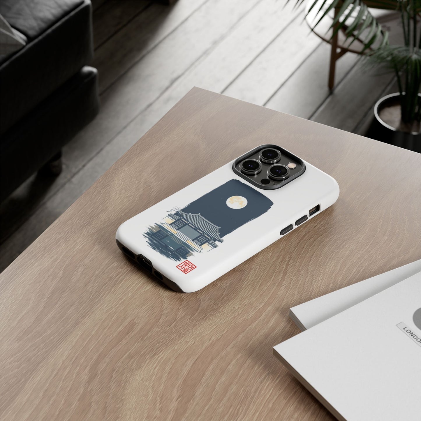 Moon Over Hanok iPhone Case - Tough Case