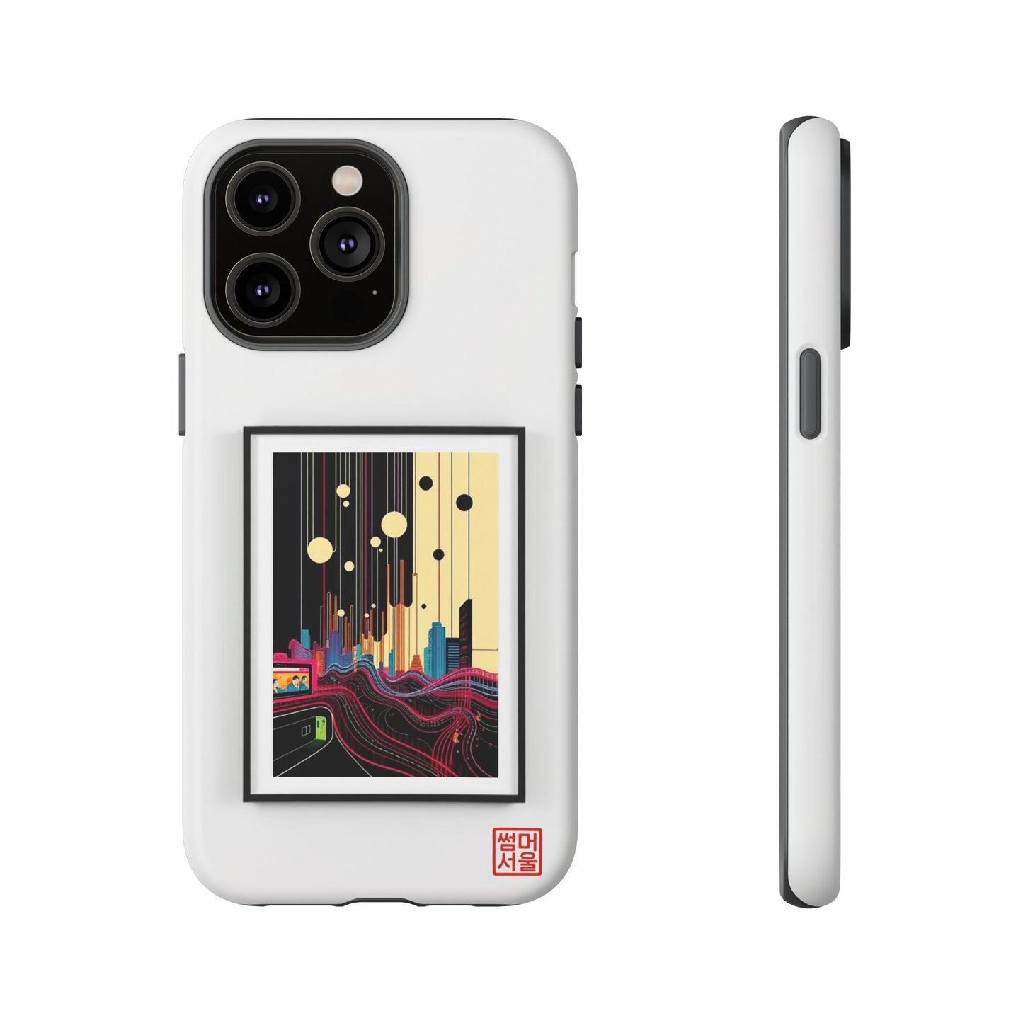 Seoul Canvas iPhone Case - Tough Case