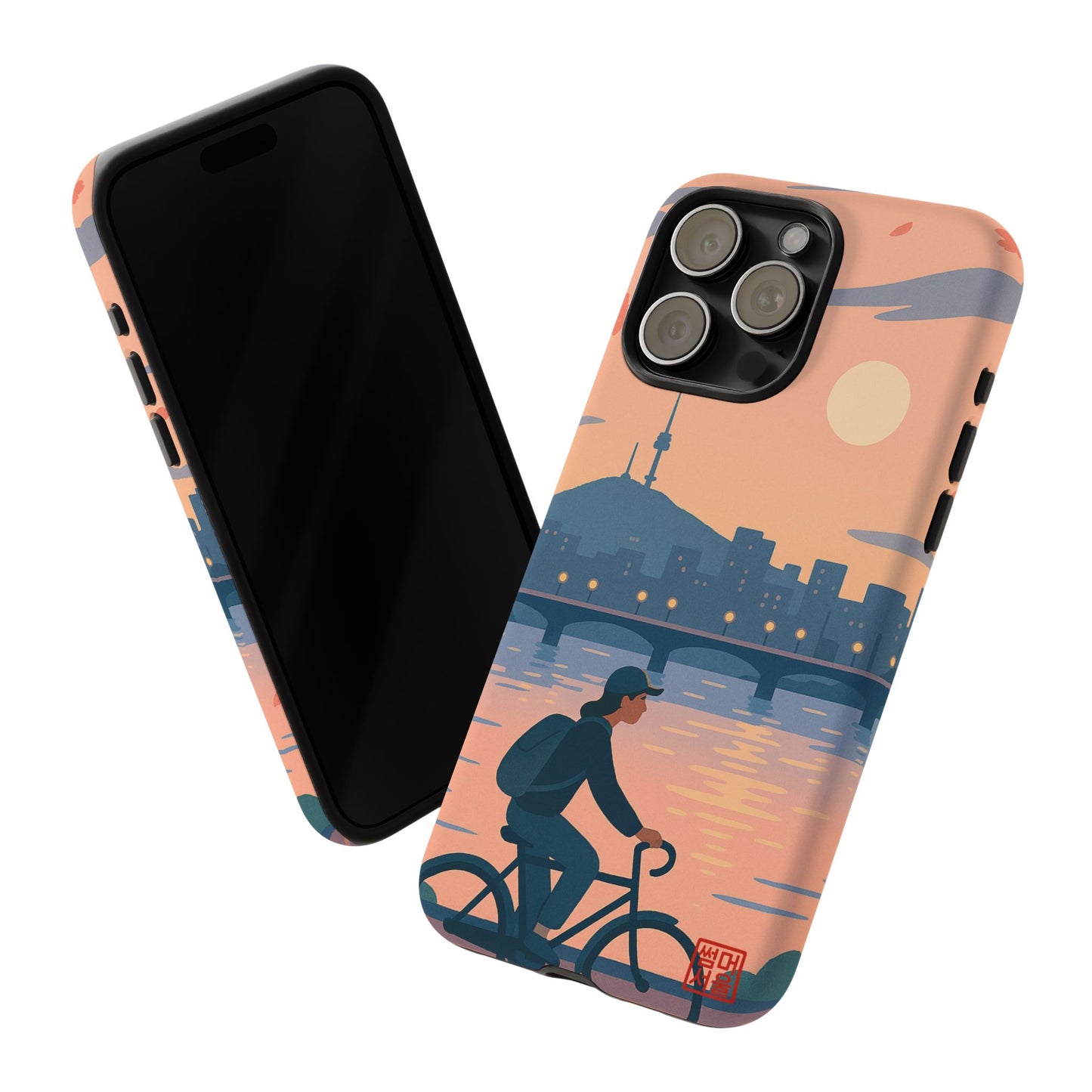 River Glow iPhone Case - Tough Case