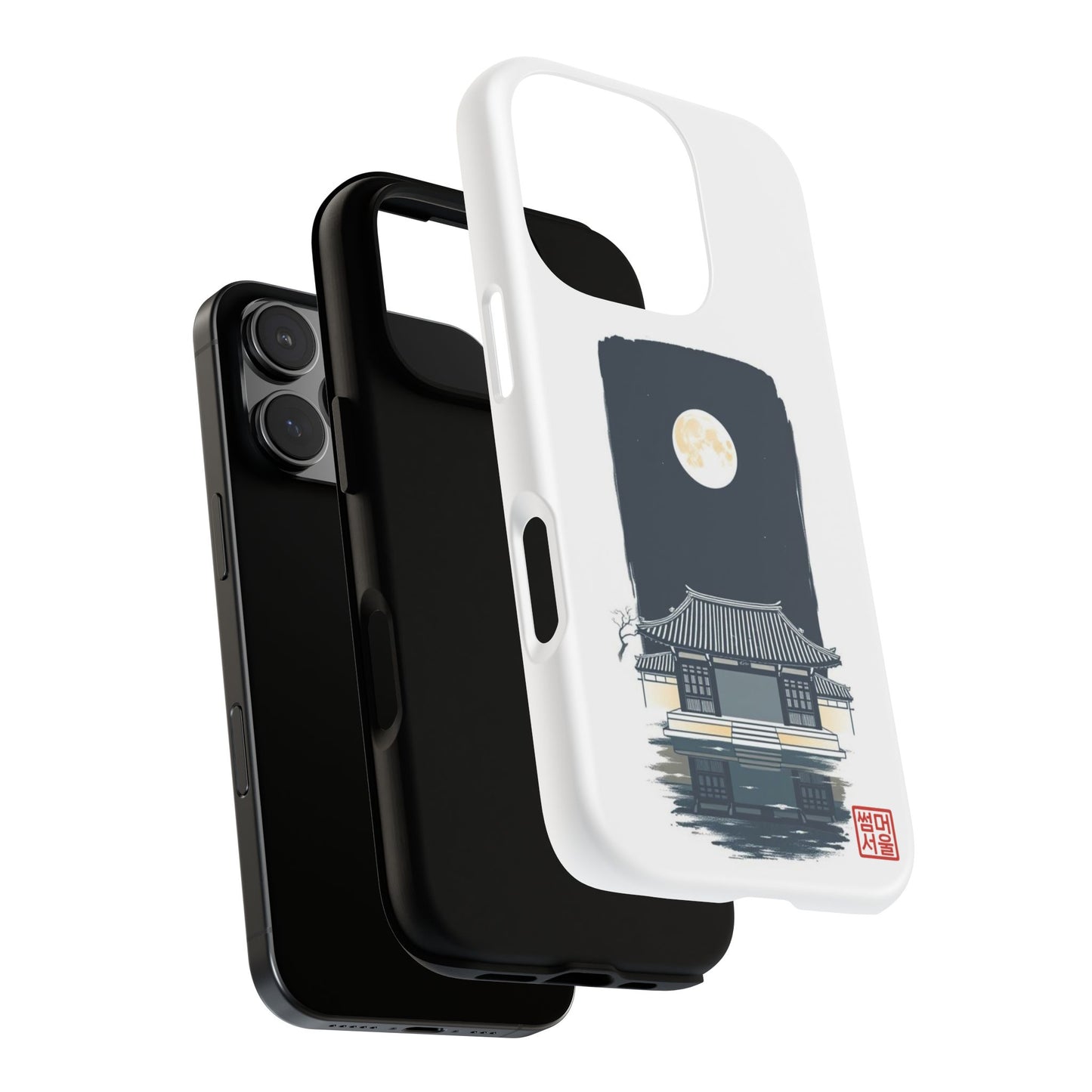 Moon Over Hanok iPhone Case - Tough Case