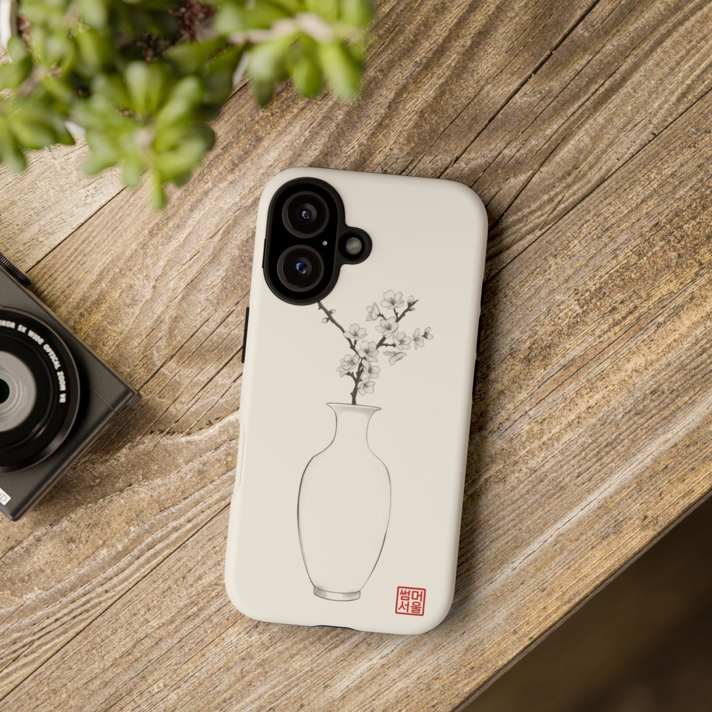 Baekja Blossom iPhone Case - Tough Case