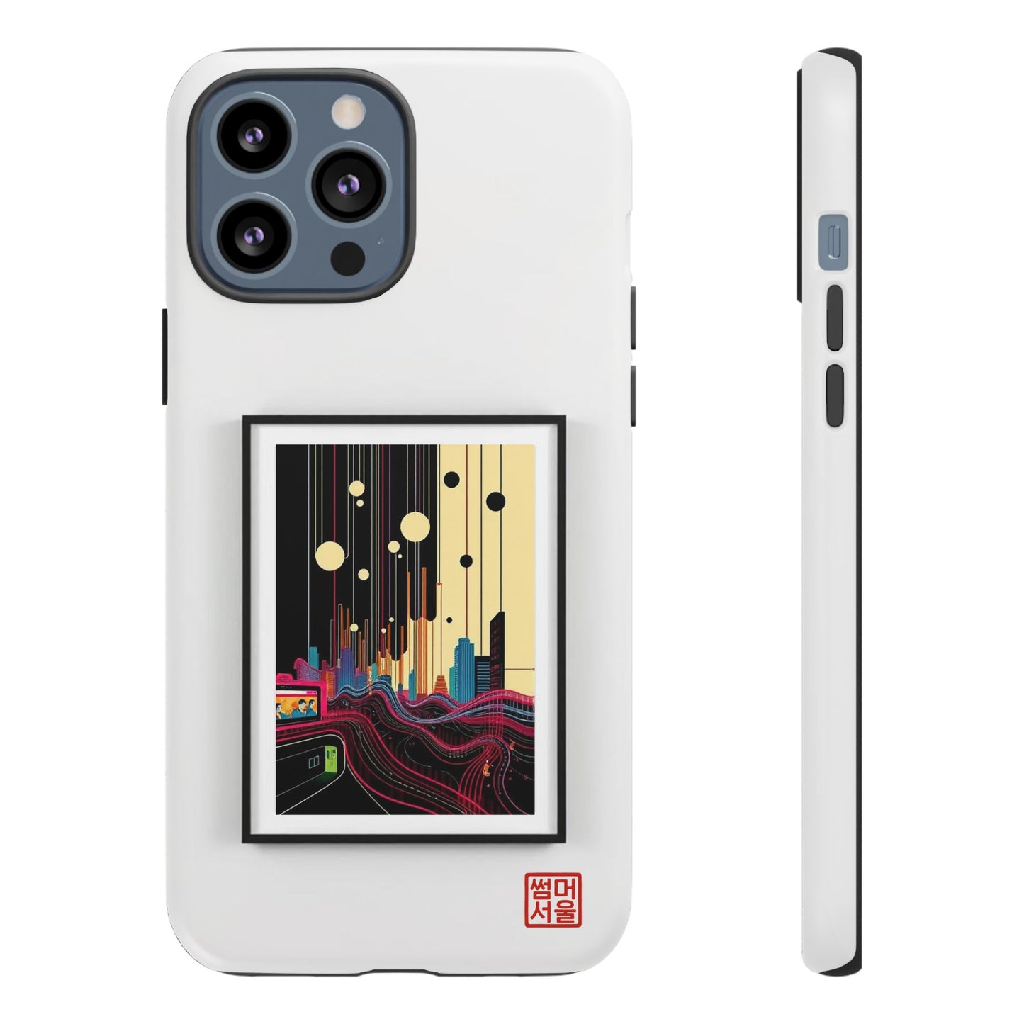 Seoul Canvas iPhone Case - Tough Case