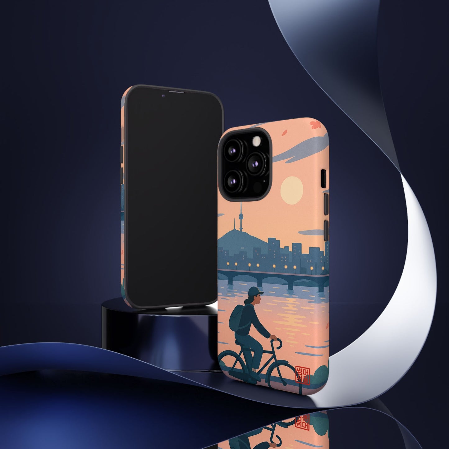 River Glow iPhone Case - Tough Case