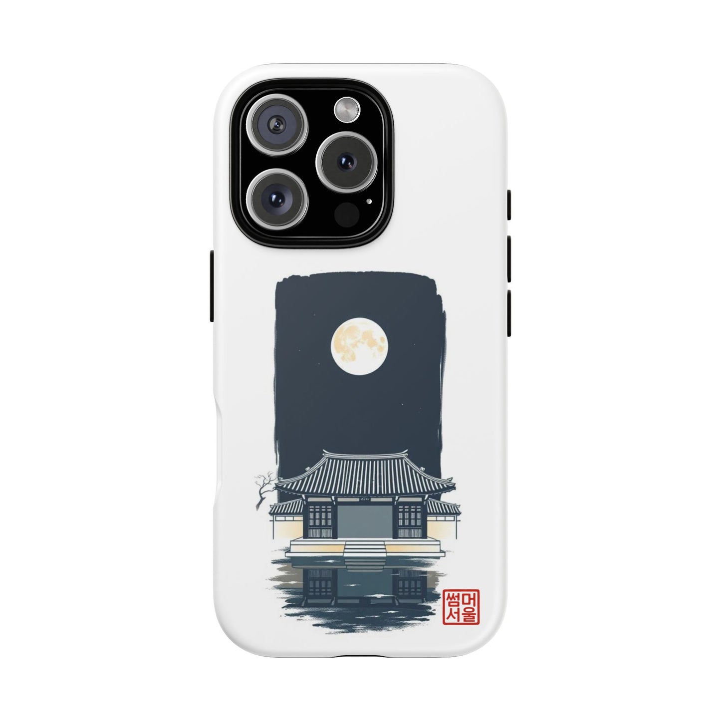 Moon Over Hanok iPhone Case - Tough Case