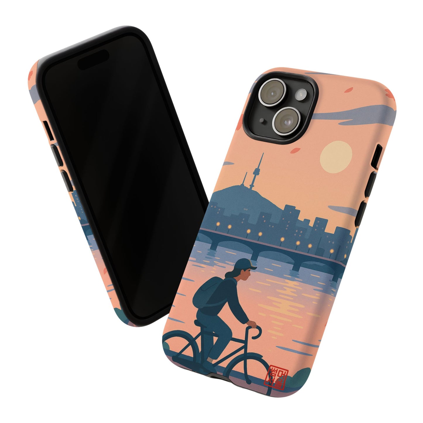 River Glow iPhone Case - Tough Case
