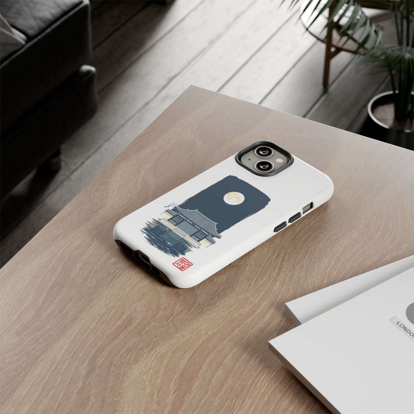 Moon Over Hanok iPhone Case - Tough Case