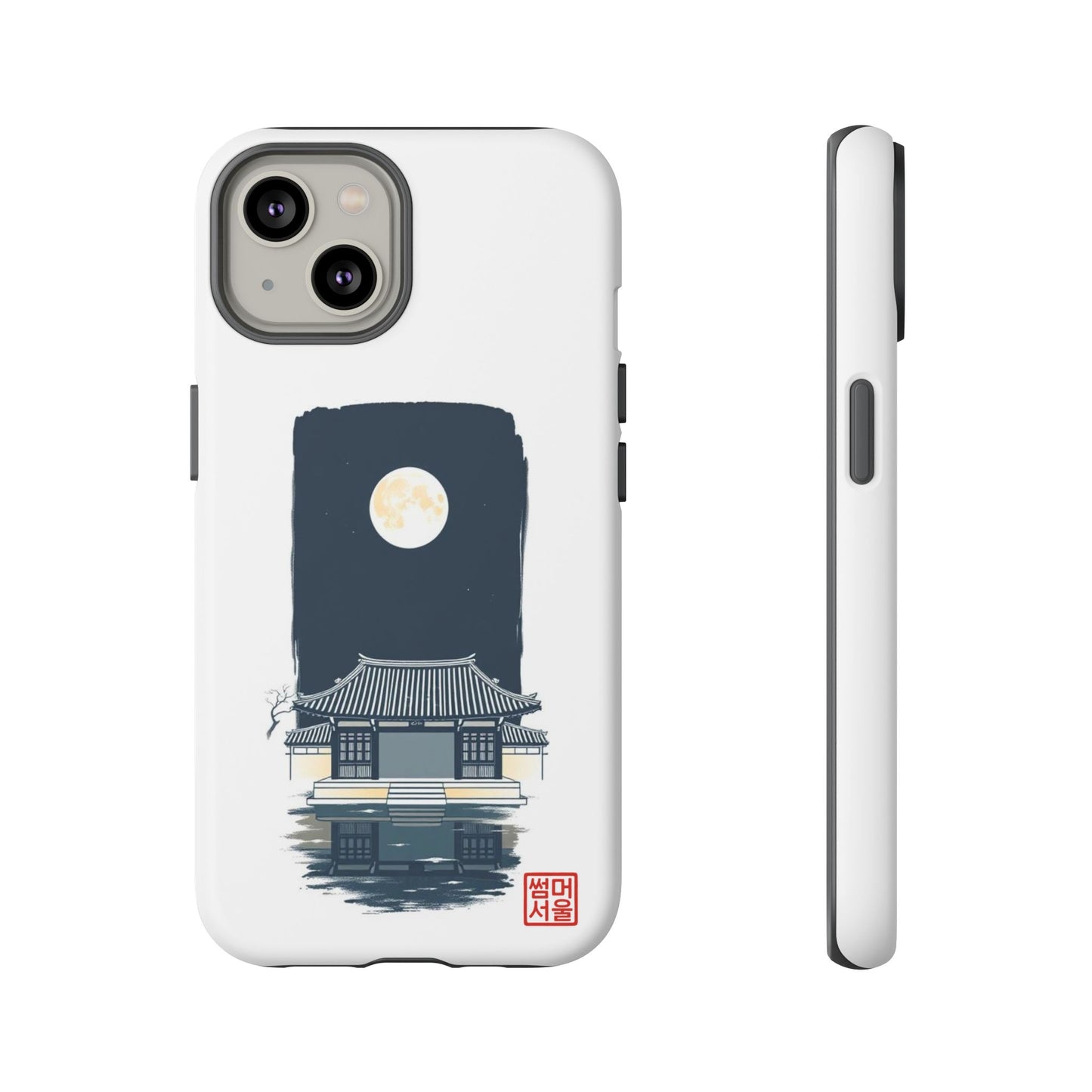 Moon Over Hanok iPhone Case - Tough Case