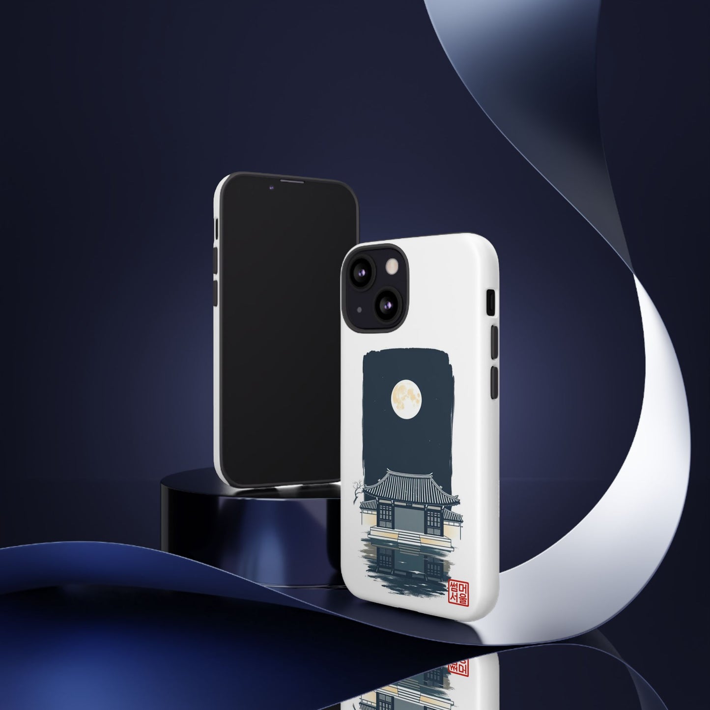 Moon Over Hanok iPhone Case - Tough Case