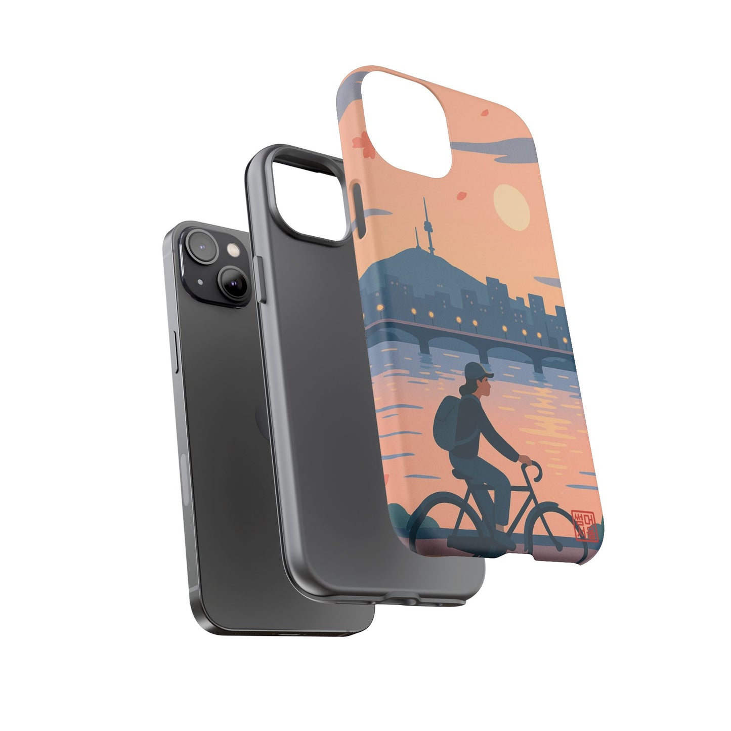 River Glow iPhone Case - Tough Case