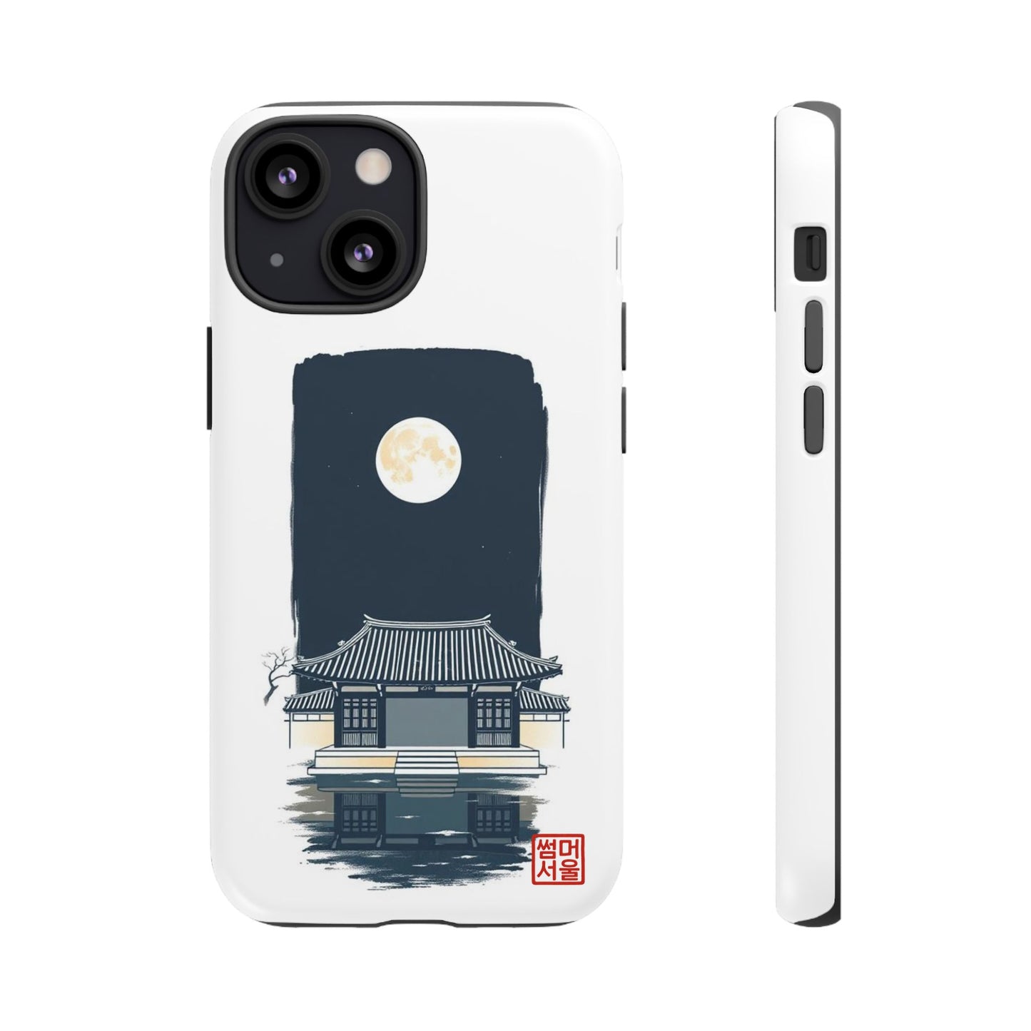 Moon Over Hanok iPhone Case - Tough Case