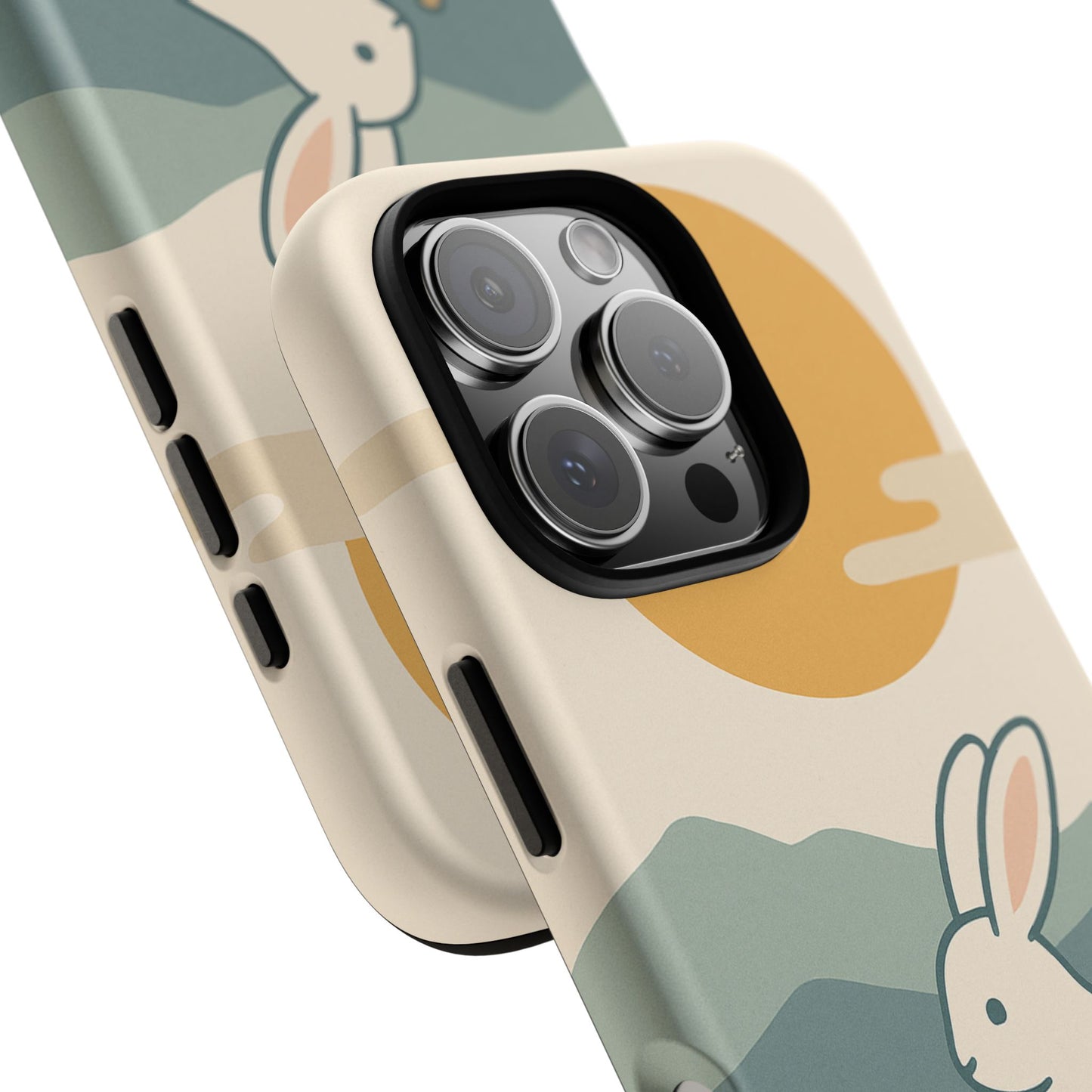Moon Rabbit iPhone Case - Tough Case
