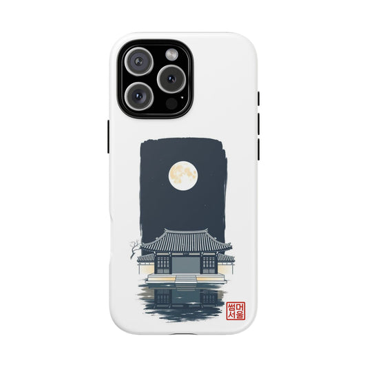 Moon Over Hanok iPhone Case - Tough Case