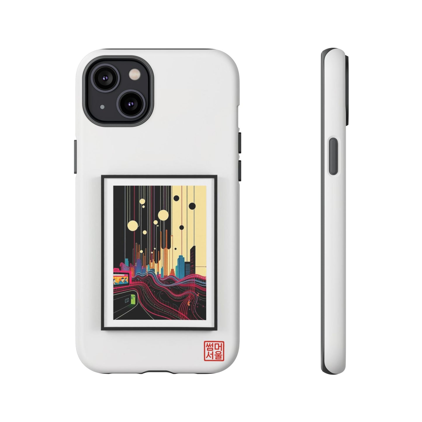 Seoul Canvas iPhone Case - Tough Case