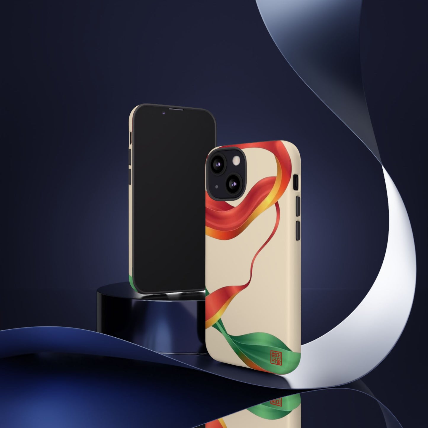 Ribbon Flow iPhone Case - Tough Case