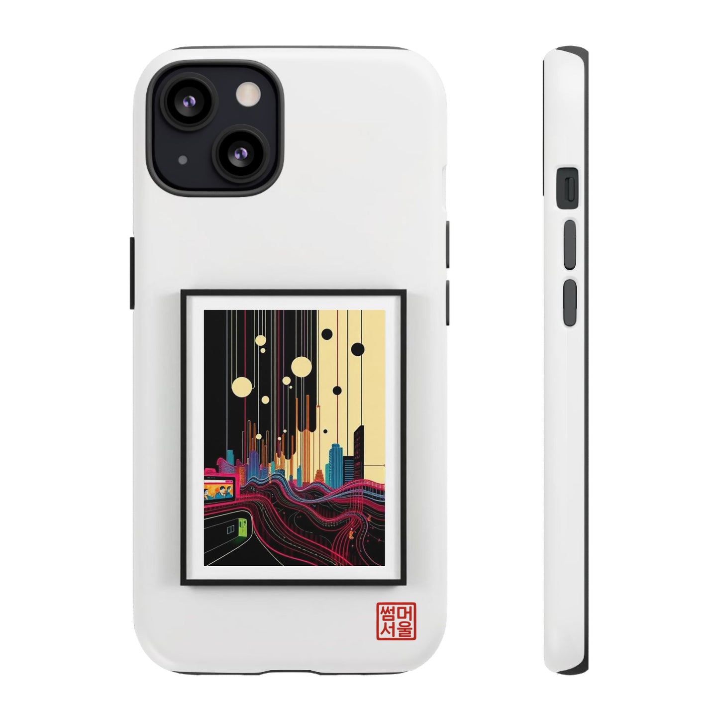Seoul Canvas iPhone Case - Tough Case