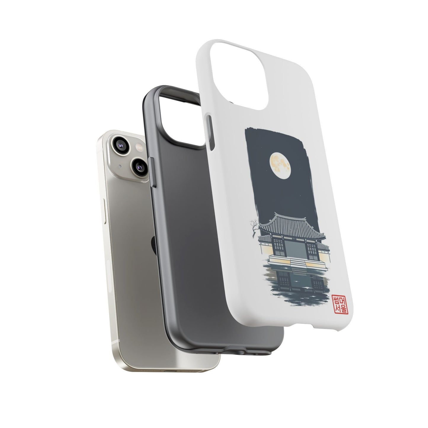 Moon Over Hanok iPhone Case - Tough Case