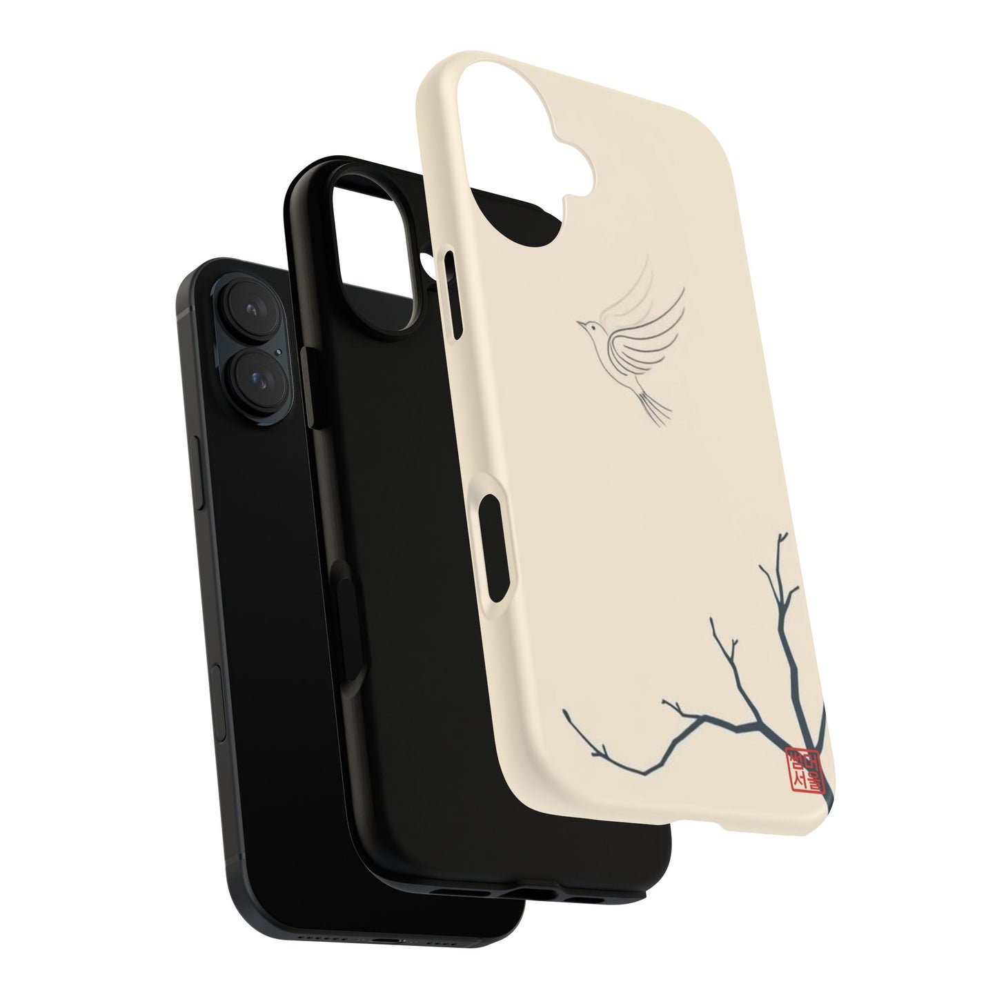 Soaring Magpie iPhone Case - Tough Case